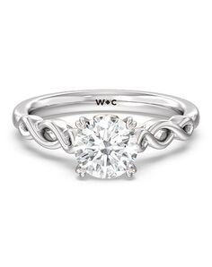 With Clarity Vintage Cushion, Round, Oval Cut Engagement Ring