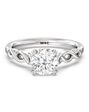 With Clarity Vintage Cushion, Round, Oval Cut Engagement Ring - thumbnail - 1