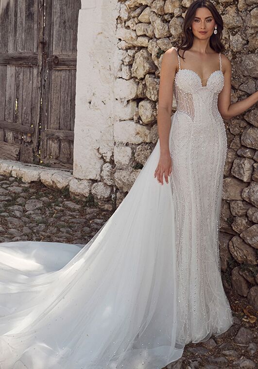 Calla Blanche 125113 Gisela Sheath Wedding Dress - 2