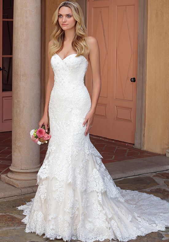 Casablanca Bridal 2327 Lacey A-Line Wedding Dress - 1