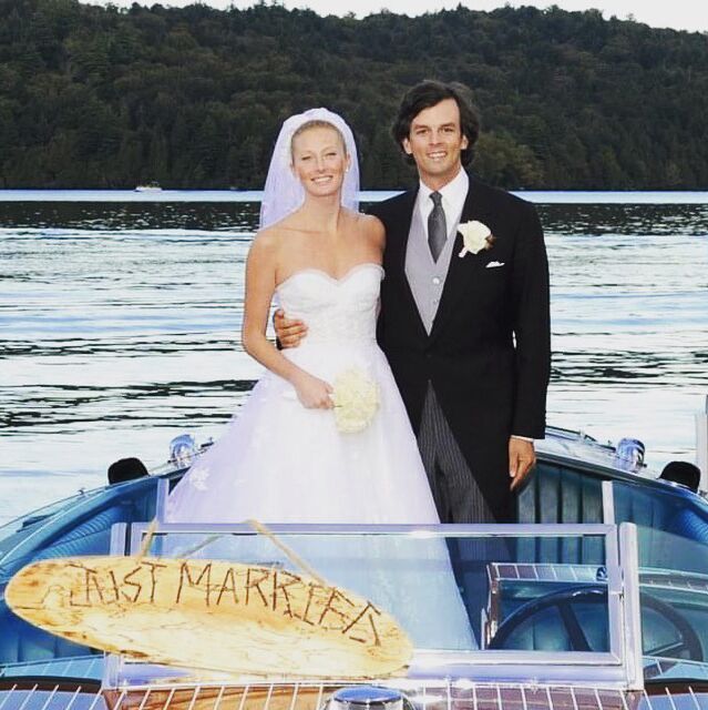 Maggie Rizer's wedding dress