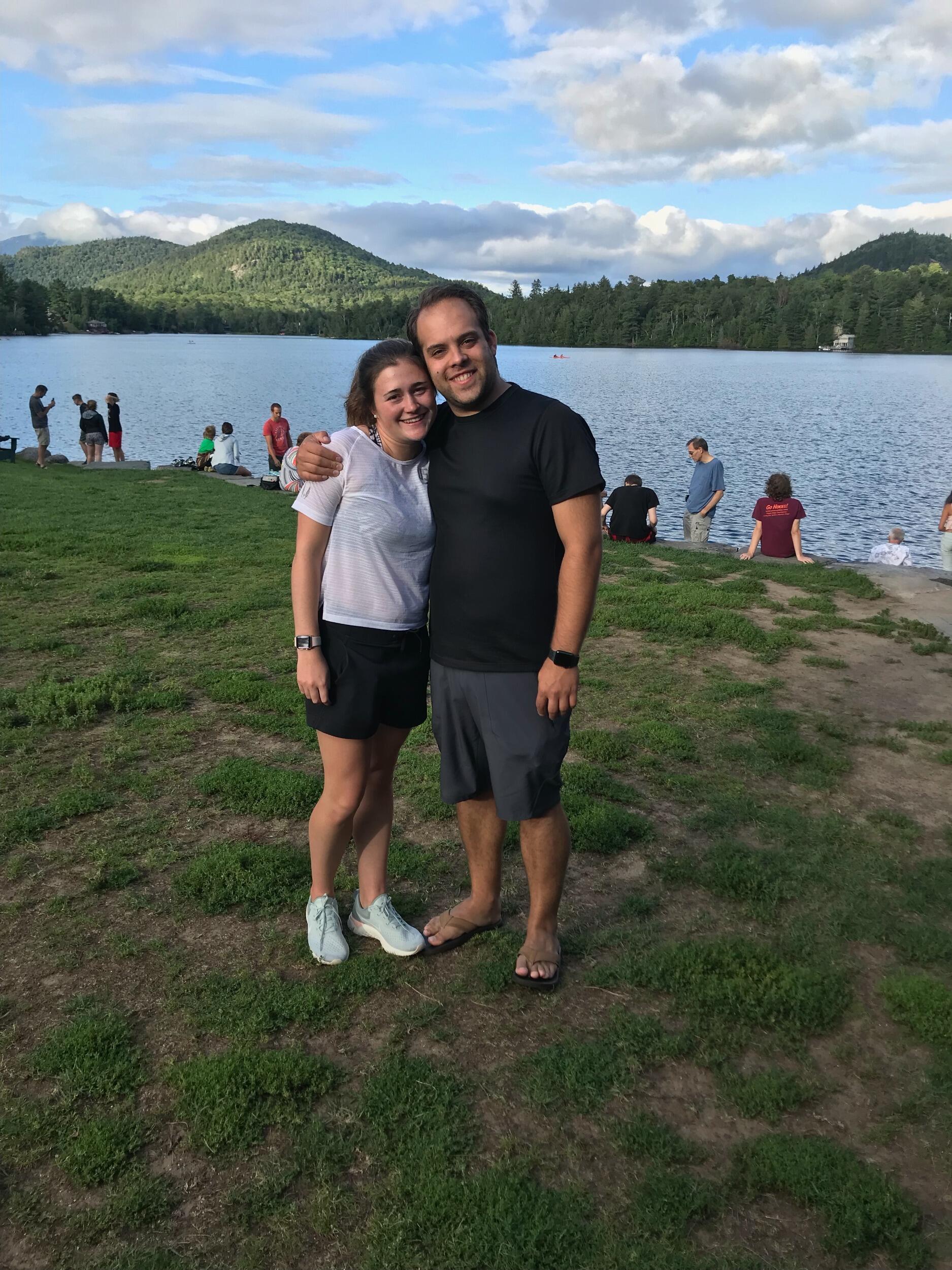Logan and Rachael reunited in Lake Placid ahead of Logan’s new role at Penn State with Women’s Ice Hockey.
