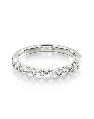 James Allen 16098 White Gold White Gold Wedding Ring