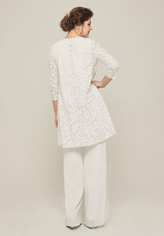 AW Bridal AW Karin Pantsuit White Mother Of The Bride Dress - 2