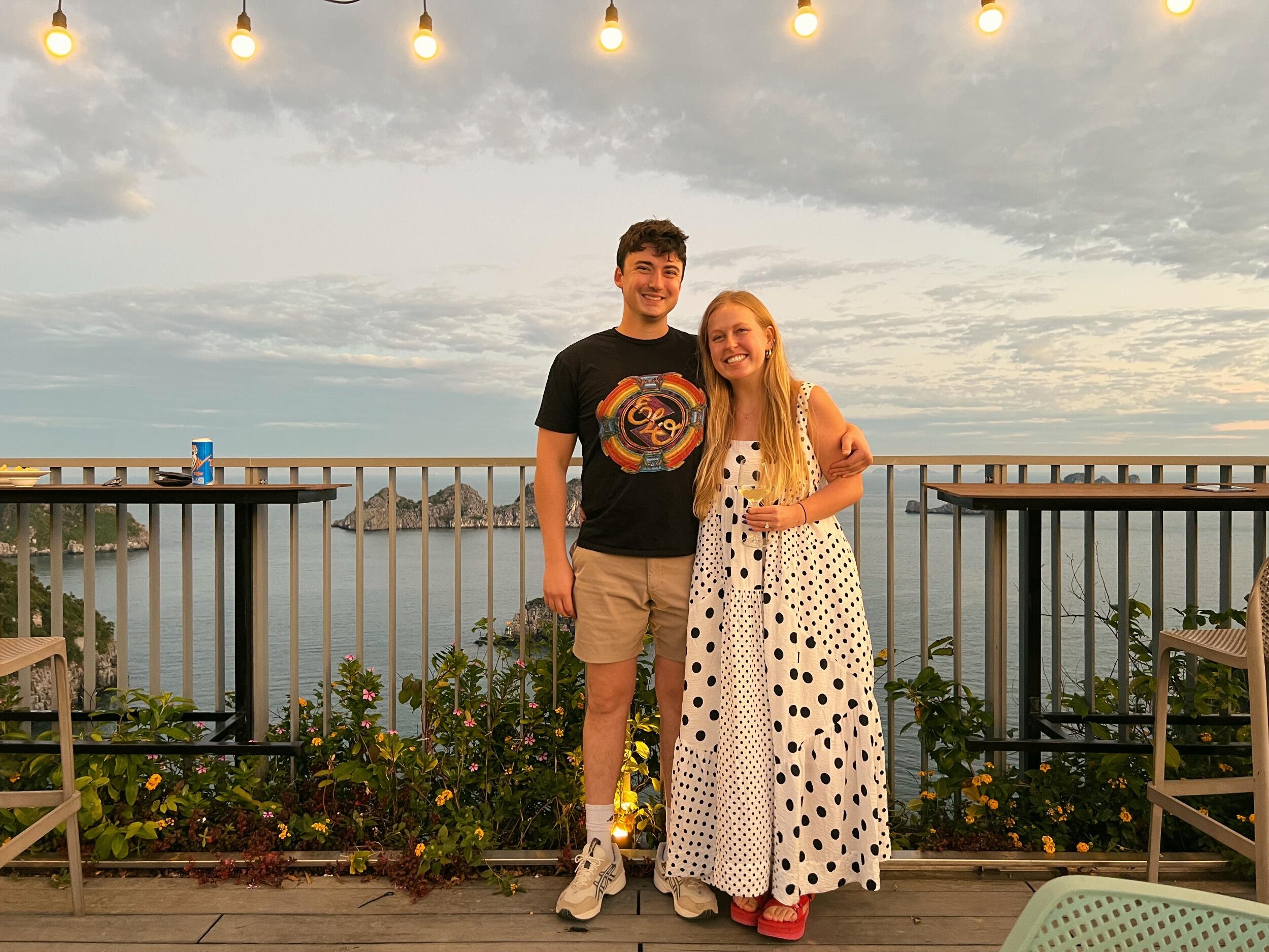 Celebrated being engaged in Vietnam! 