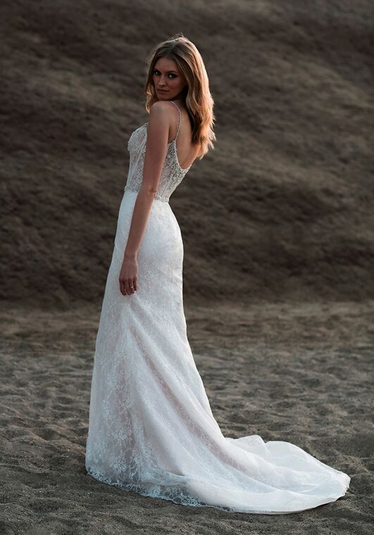 Abella Ida Sheath Wedding Dress - 3