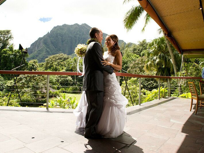 Oahu wedding venue in Keneohe, Hawaii.