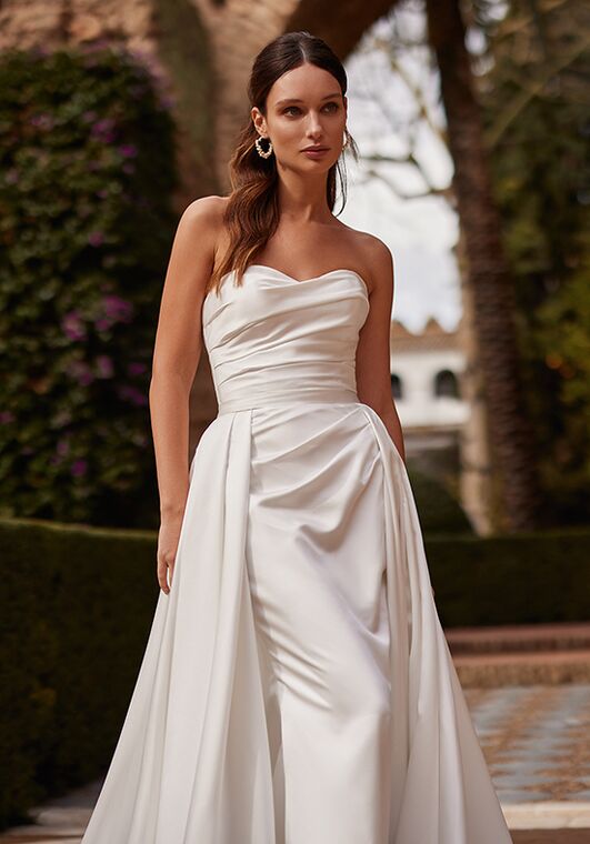 Moonlight Collection J6900 Mermaid and Trumpet Wedding Dress - 2