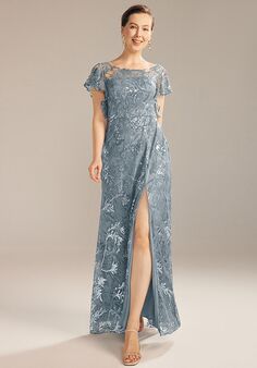 AW Bridal AW Arianna Dress Blue Mother Of The Bride Dress