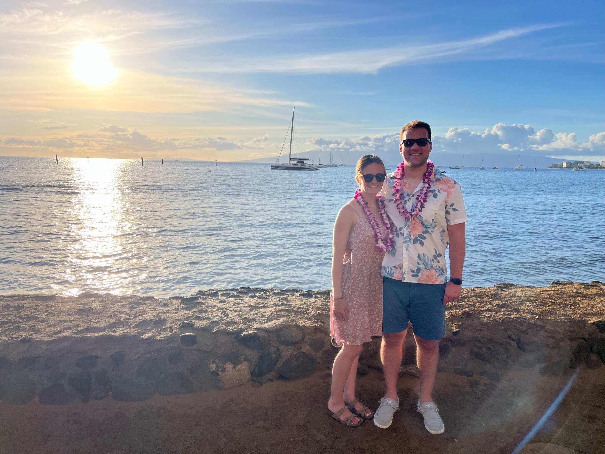 Our first vacation together to Hawaii with the Jopp family