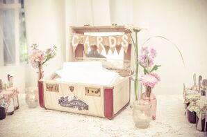 Vintage Card Suitcase