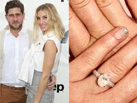 Whitney Port and Tim Rosenman pose at an event