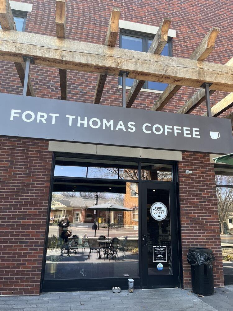 Before she left to head home to Indiana, Olivia and Isaac grabbed coffee at Fort Thomas... however neither realized it was the Fourth of July, and so they chatted with a loud parade in the background. This is now a tradition for them to visit the coffee shop and watch the parade. 