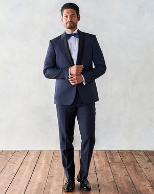 The Black Tux Midnight Shawl Tuxedo Blue Tuxedo