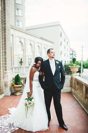 Strapless Fit-and-Flare Wedding Gown