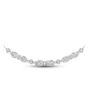 Kay Jewelers Diamond Smile Necklace 3 ct tw Pear & Round-cut 14K White Gold 18" Wedding Necklaces photo - thumbnail - 1