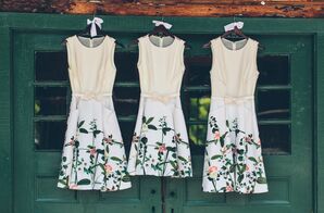 Printed Ted Baker Bridesmaid Dresses