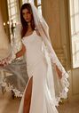 Justin Alexander Julian Fit-and-Flare Wedding Dress - thumbnail - 6