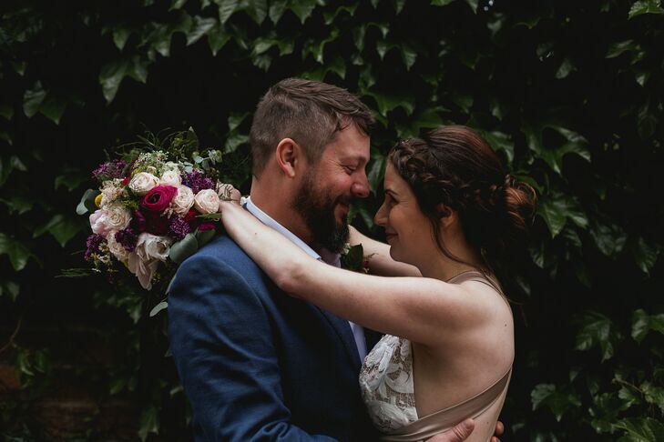 After meeting at a restaurant, Justin Halbert proposed to Taylor	Houston with his late mother's ring on the Platte River. The pair planned to tie the 