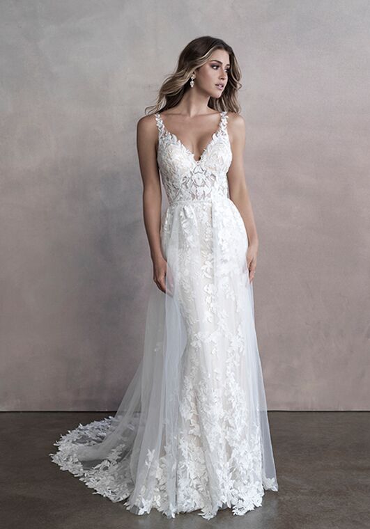 Allure Bridals 9808 Sheath Wedding Dress - 4