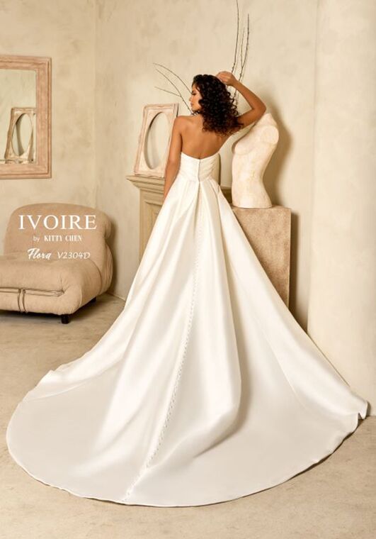 IVOIRE by KITTY CHEN FLORA, V2304D A-Line Wedding Dress - 2