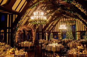 Cozy, Festive Country Club Reception