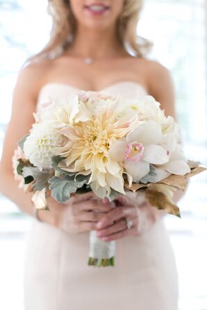 Ivory and White Bridal Bouquet