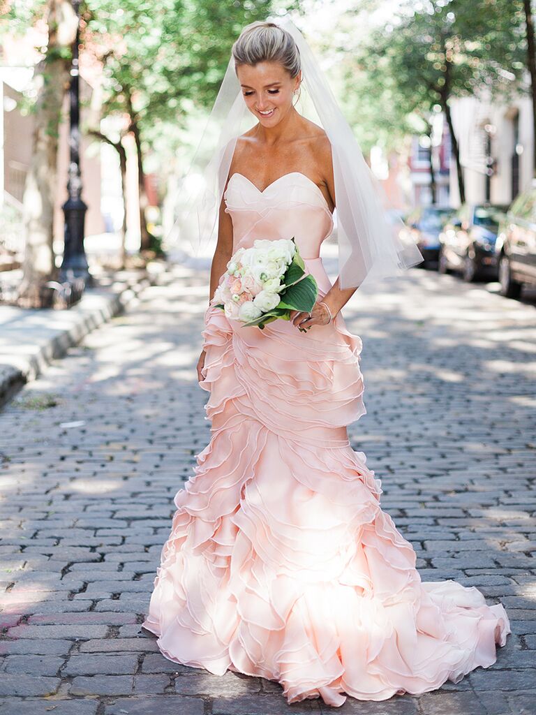 Blush and Light Pink Wedding Gowns