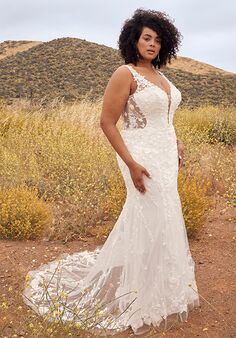 Beloved by Casablanca Bridal BL430C Fit-and-Flare Wedding Dress