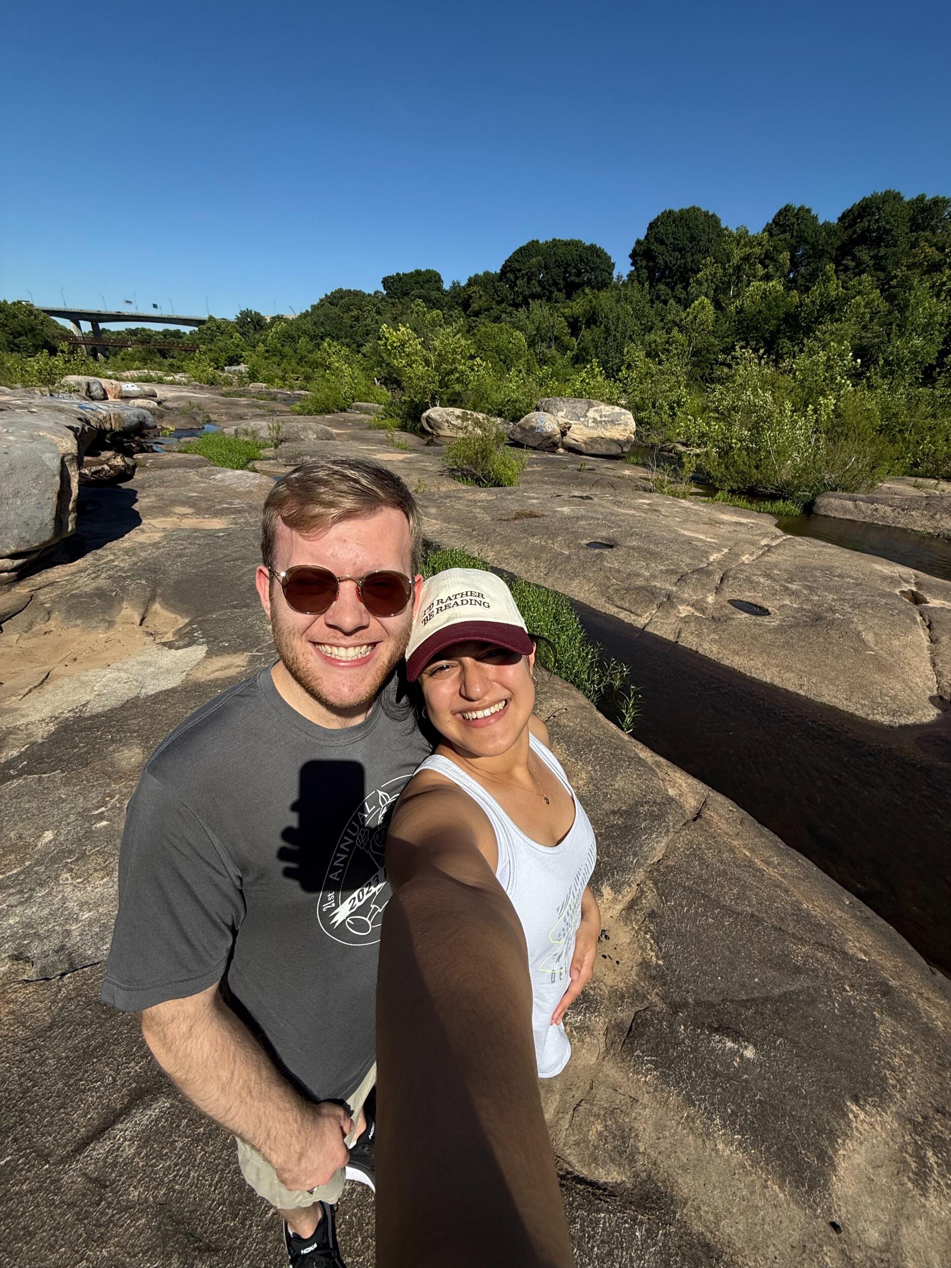 Hike at Belle Island