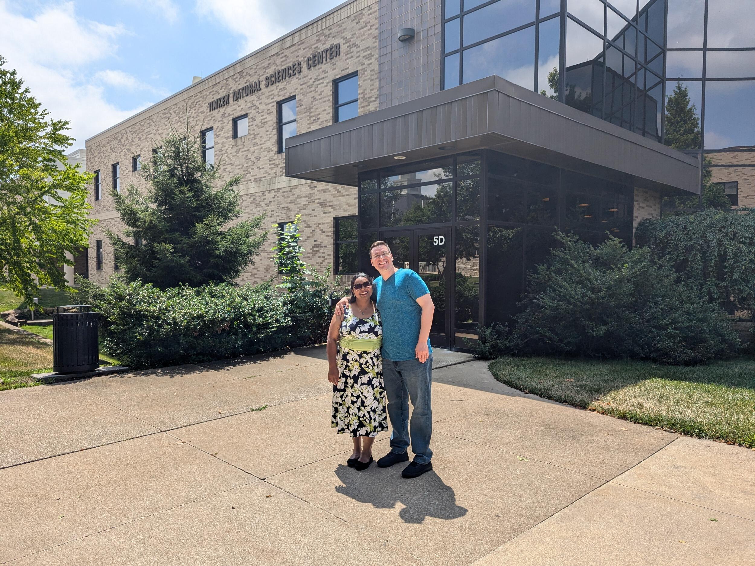 Picture of Back in Ohio for Prianka's first visit
