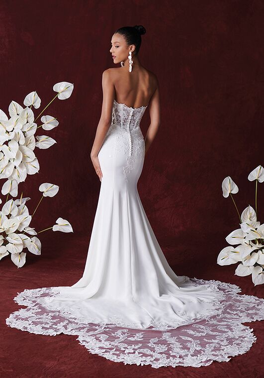 Justin Alexander Hope Fit-and-Flare Wedding Dress - 3