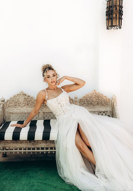 Stella York 8042 A-Line Wedding Dress - 4