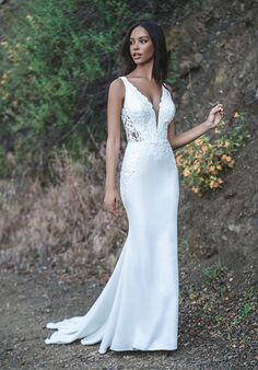 Allure Romance R3707 Sheath Wedding Dress