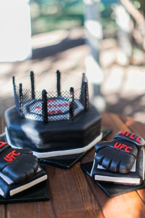 Ultimate Fighting Championship Ring Groom's Cake