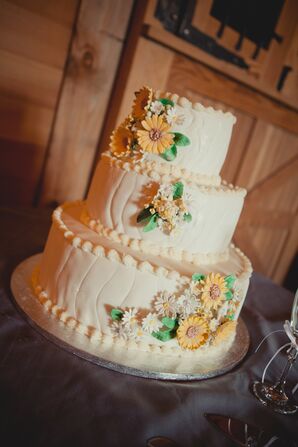 Round Wedding Cake
