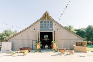 Barn Wedding Reception at Santa Lucia Preserve in Carmel Valley, California