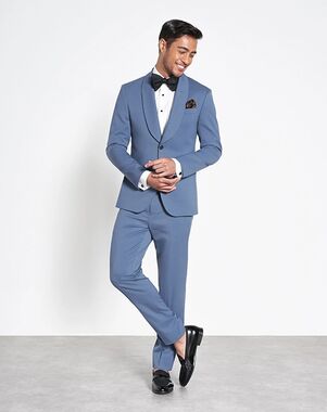 The Black Tux Light Blue Shawl Tuxedo Blue Tuxedo