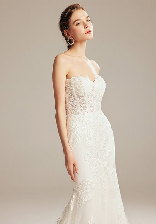 AW Bridal AW Olive Wedding Dress Mermaid Wedding Dress - 5