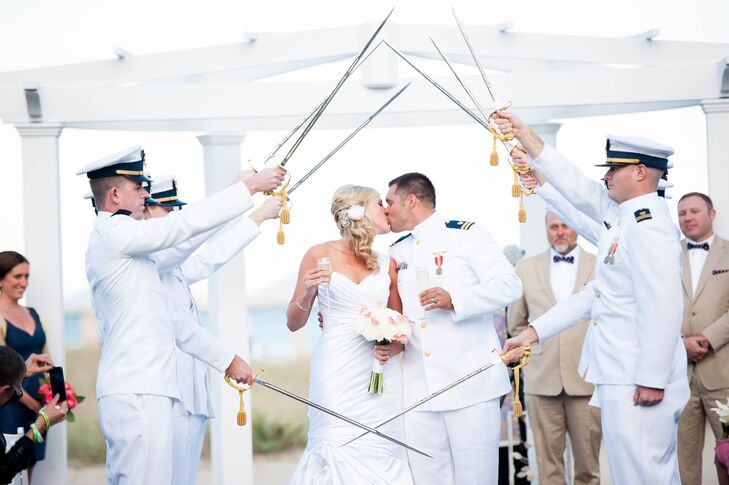 Saber Arch Military Wedding Tradition