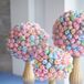 Lollipop Bouquets on Gold Candle Stands