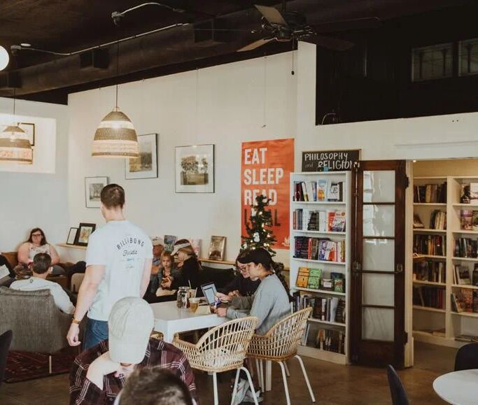 Picture of Pressed Books and Coffee
