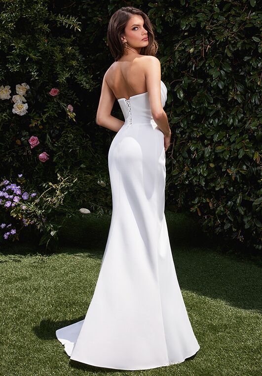 Ladivine CD355W Fit-and-Flare Wedding Dress - 2