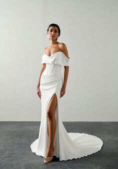 Justin Alexander Signature Tempest Fit-and-Flare Wedding Dress