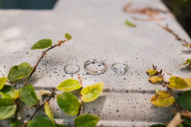 Traditional Set of Silver Wedding Rings