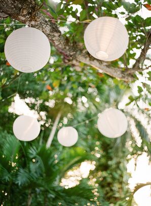 White Lantern Decor