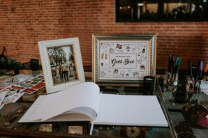 Wedding Guest Book at the Charles River Museum of Industry and Innovation in Waltham, Massachusetts
