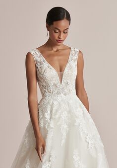 Justin Alexander Cassia A-Line Wedding Dress