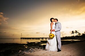 Sunset Key West, Florida Beach Couple Shot