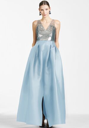 Sachin & Babi Erica Gown - Silver/Ash Blue Blue Mother Of The Bride Dress